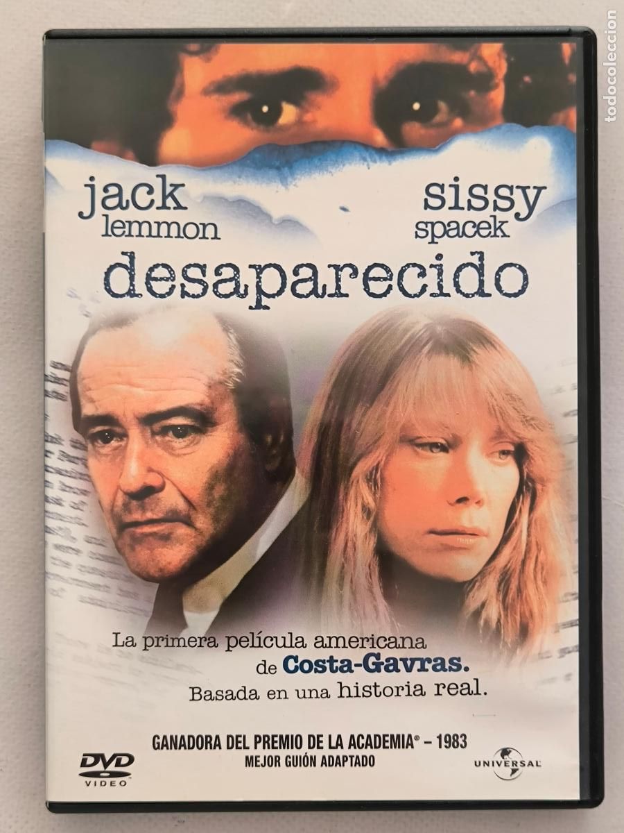 Cine: DVD DESAPARECIDO - JACK LEMMON, SISSY SPACEK (027)