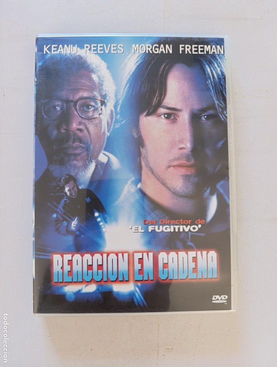 Cine: DVD REACCION EN CADENA - KEANU REEVES, MORGAN FREEMAN (110)