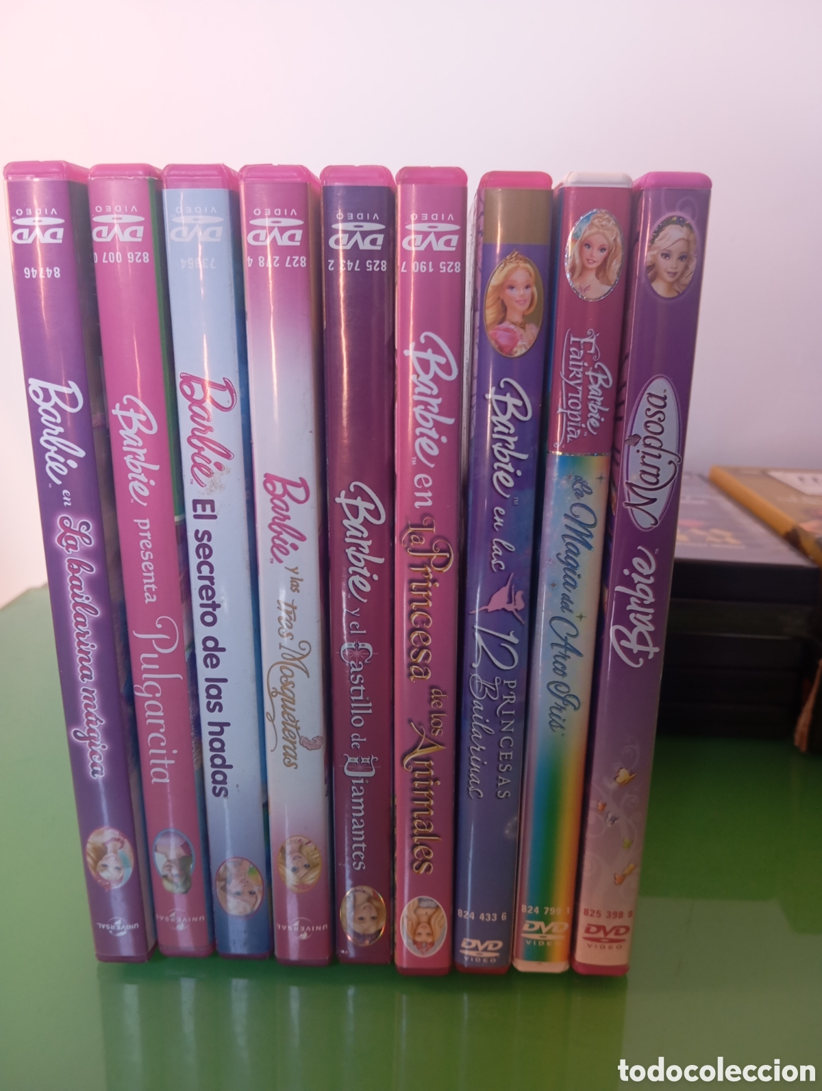 Cine: Lote de 9 Pel&iacute;culas en DVD - Colecci&oacute;n Cl&aacute;sicos de Barbie.