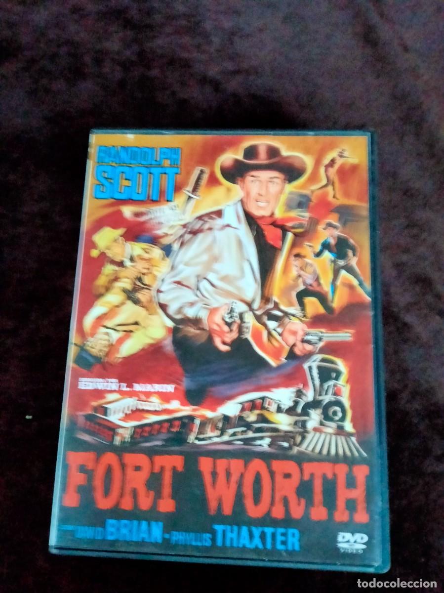 Cine: fort worth - randolph scott - dvd casi como nuevo