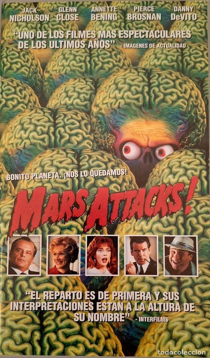 Cine: Mars Attacks! (Tim Burton, 1996) - 1&ordf; Edici&oacute;n VHS