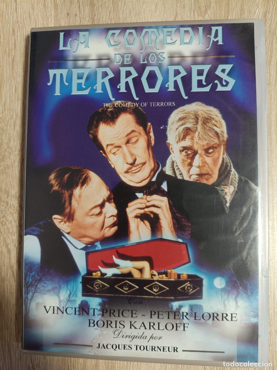 Cine: DVD - LA COMEDIA DE LOS TERRORES - Vincent Price, Boris Karloff, Peter Lorre - COMEDIA TERROR