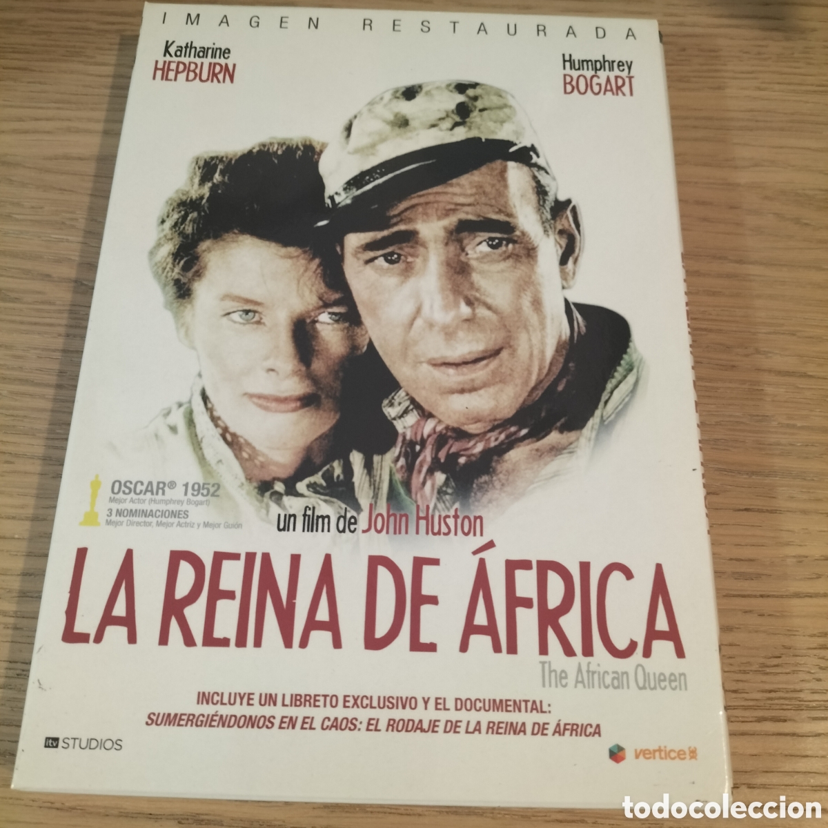Cine: LA REINA DE &Aacute;FRICA - DVD - JOHN HOUSTON, HUMPHREY BOGART. KATHERINE HEPBURN