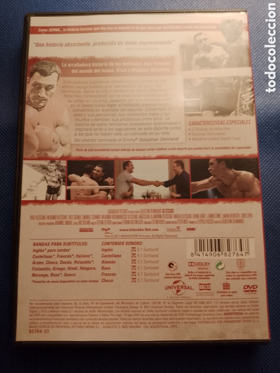 Cine: KLITSCHKO - DOCUMENTAL - DVD - Foto 2