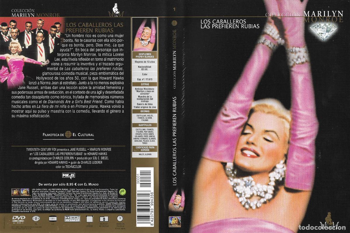 Cine: LOS CABALLEROS LAS PREFIEREN RUBIAS. PROMETHEUS ENTERTAINMENT. DVD. (Best seller) (LIQUIDACION)