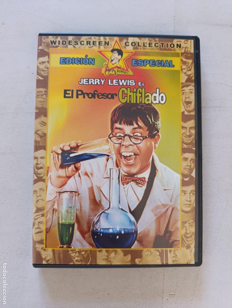 Cine: DVD EL PROFESOR CHIFLADO - EDICION ESPECIAL - JERRY LEWIS (158)