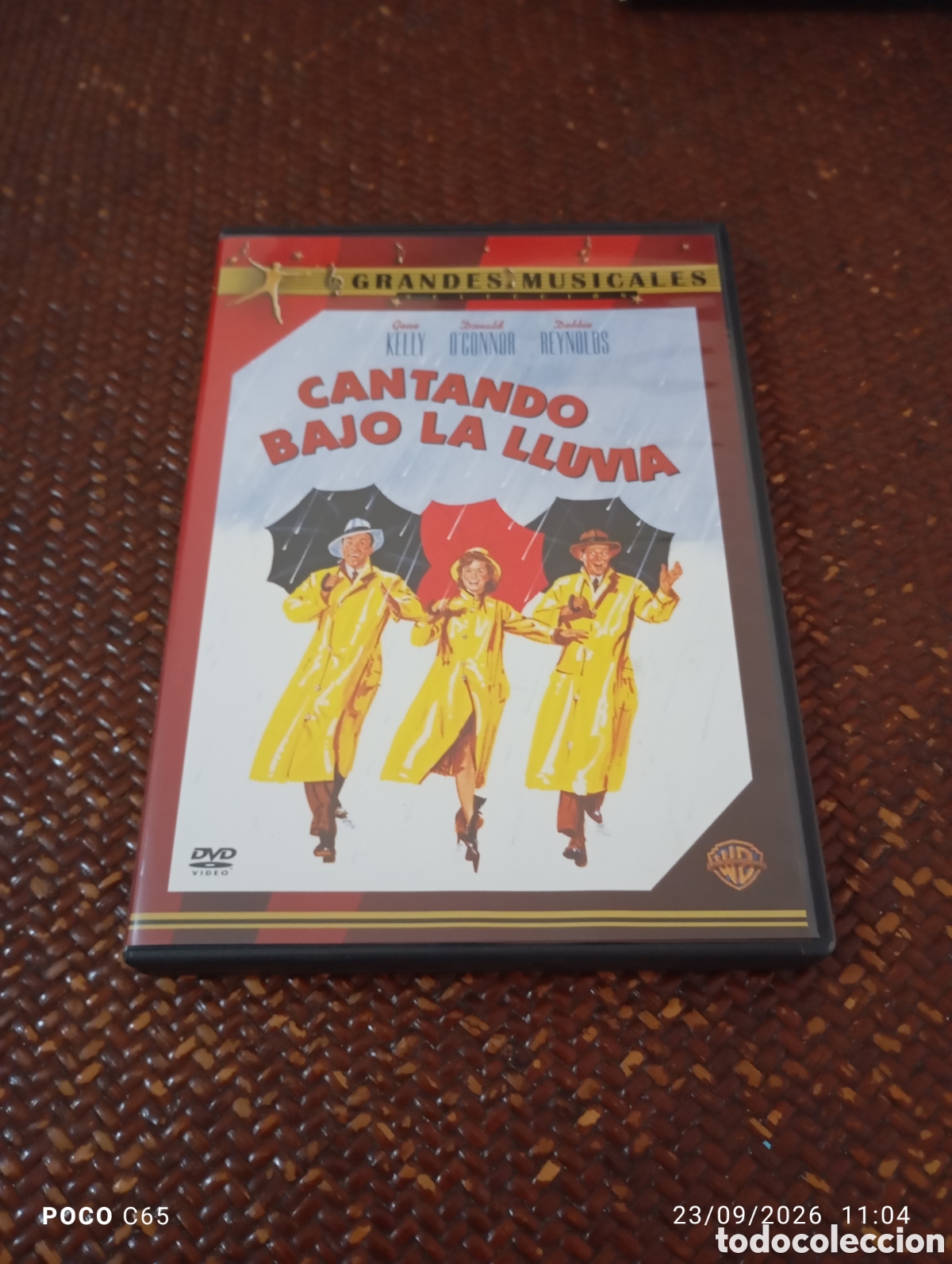 Cine: Cantando bajo la lluvia DVD como nuevo