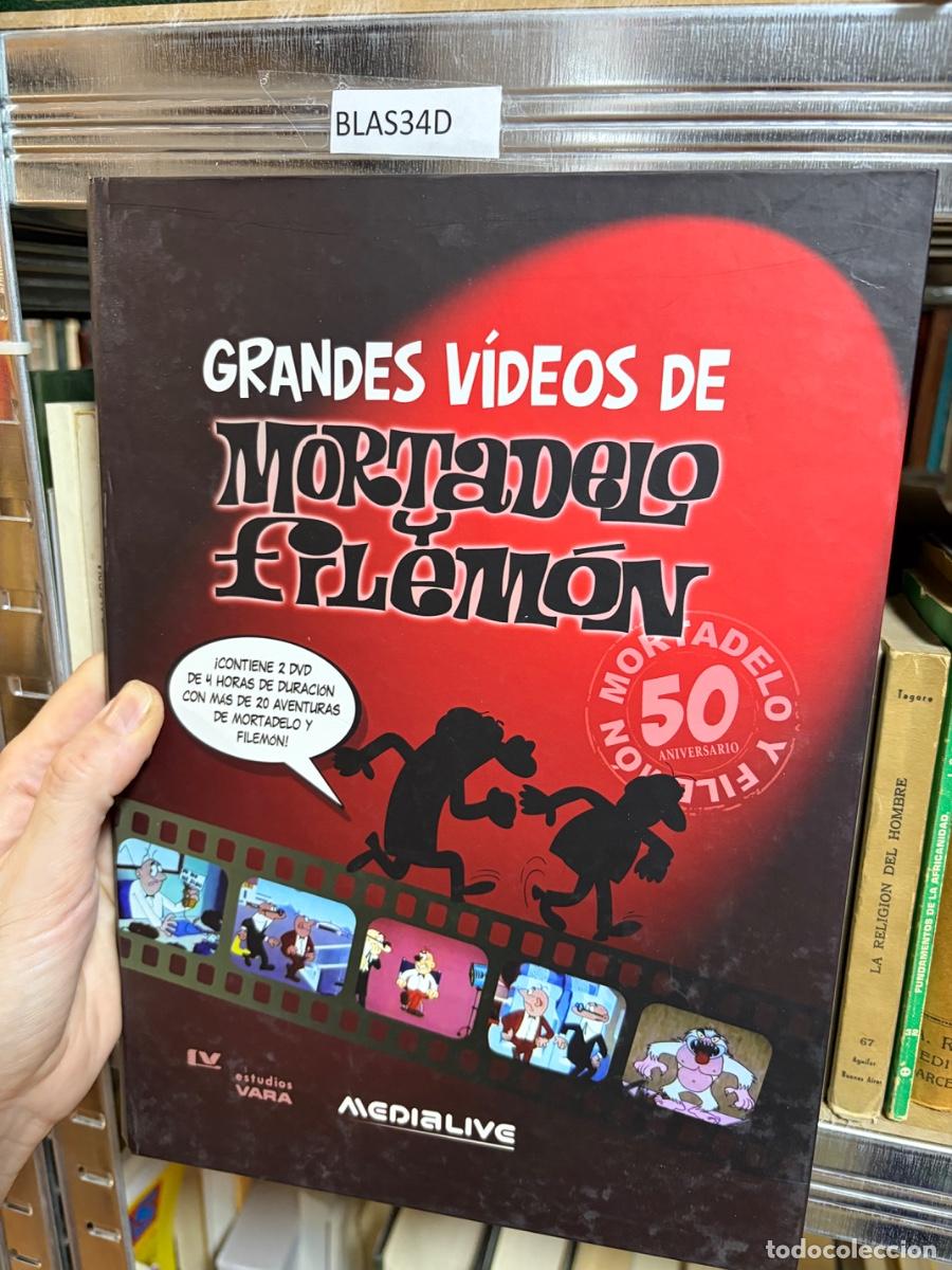 Cine: Blas34D GRANDES VIDEOS DE MORTADELO Y FILEMON. 50 ANIVERSARIO. MEDIALIVE. 2 dvd CON SU ESTUCHE