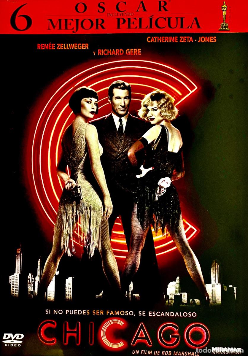 Cine: DVD. CHICAGO. Ren&eacute;e Zellweger. Richard Gere. Catherine Zeta-Jones. Rob Marshall. EDICI&Oacute;N CON EXTRAS.