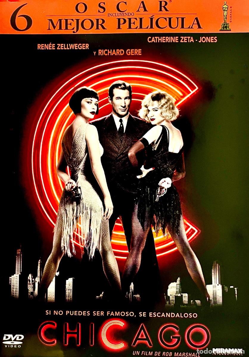 Cine: DVD. CHICAGO. Ren&eacute;e Zellweger. Richard Gere. Catherine Zeta-Jones. Rob Marshall. EDICI&Oacute;N CON EXTRAS.