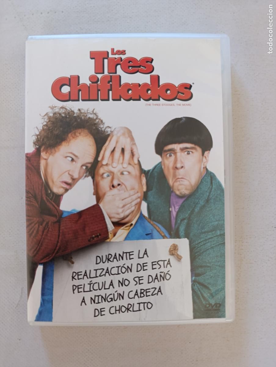 Cine: DVD LOS TRES CHIFLADOS - LEER DESCRIPCION (162)
