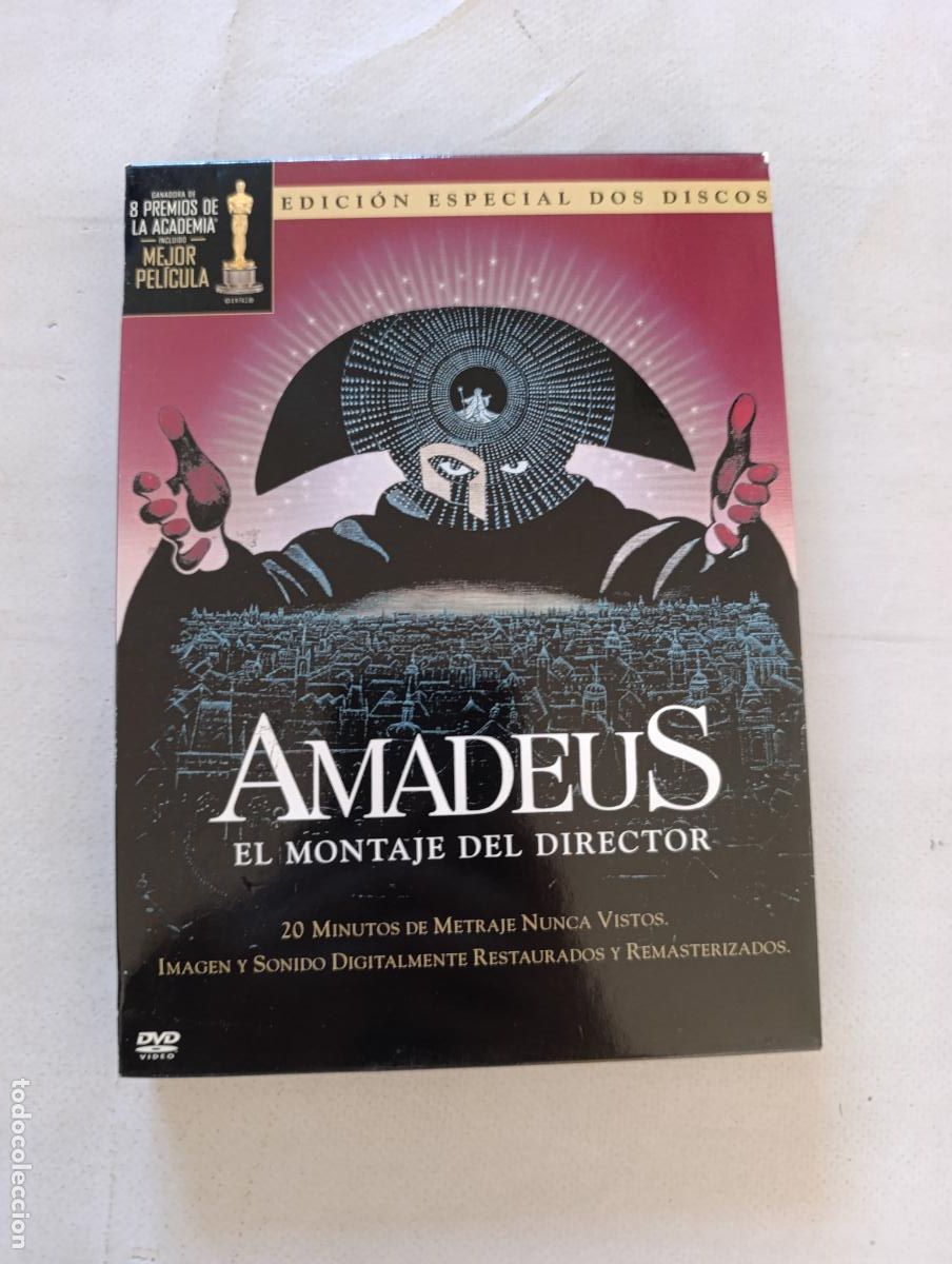 Cine: DVD AMADEUS EL MONTAJE DEL DIRECTOR - EDICION ESPECIAL DOS (2) DISCOS (163)