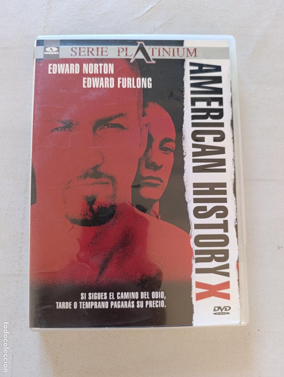Cine: DVD AMERICAN HISTORY X - EDWARD NORTON (179)