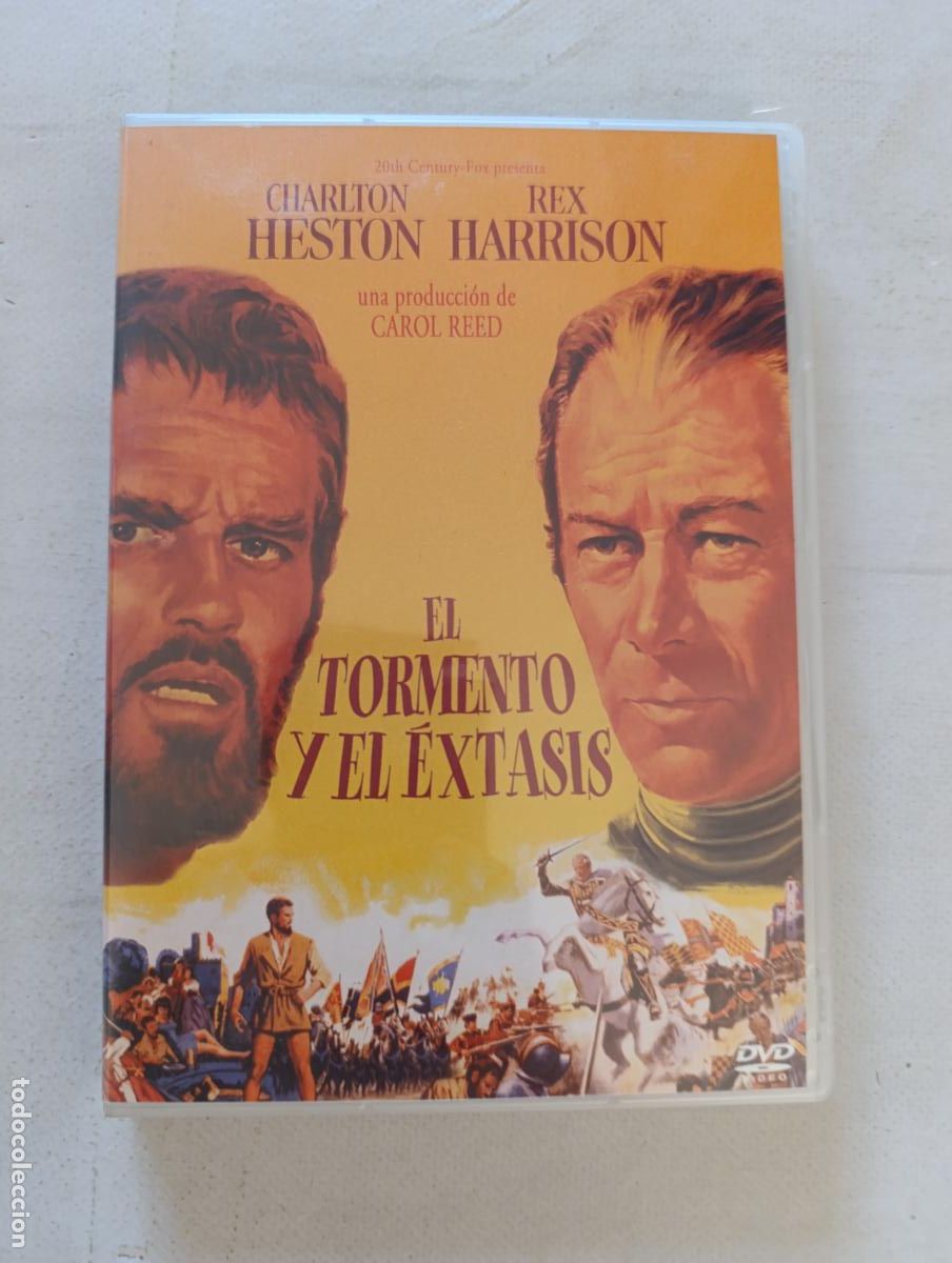 Cine: DVD EL TORMENTO Y EL EXTASIS - CHARLTON HESTON, REX HARRISON (179)