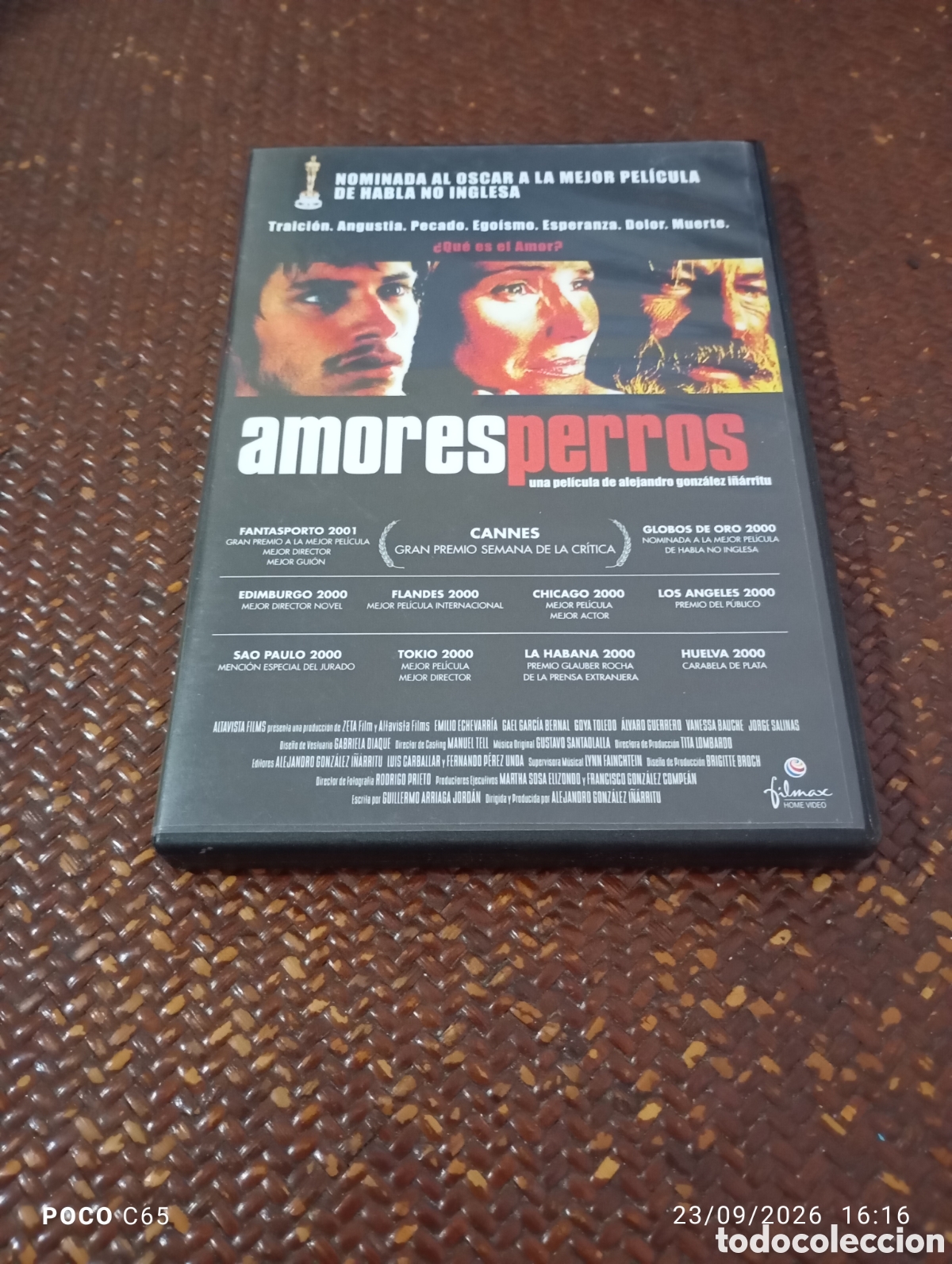 Cine: Amores perros DVD ....