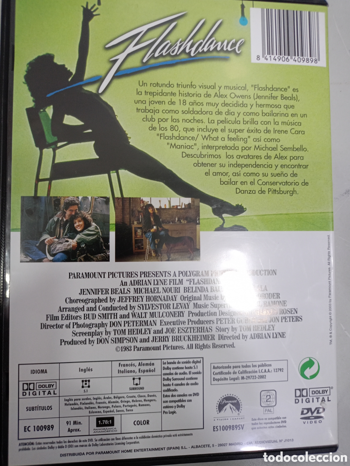 Cine: DVD Flash dance - buena - Foto 2
