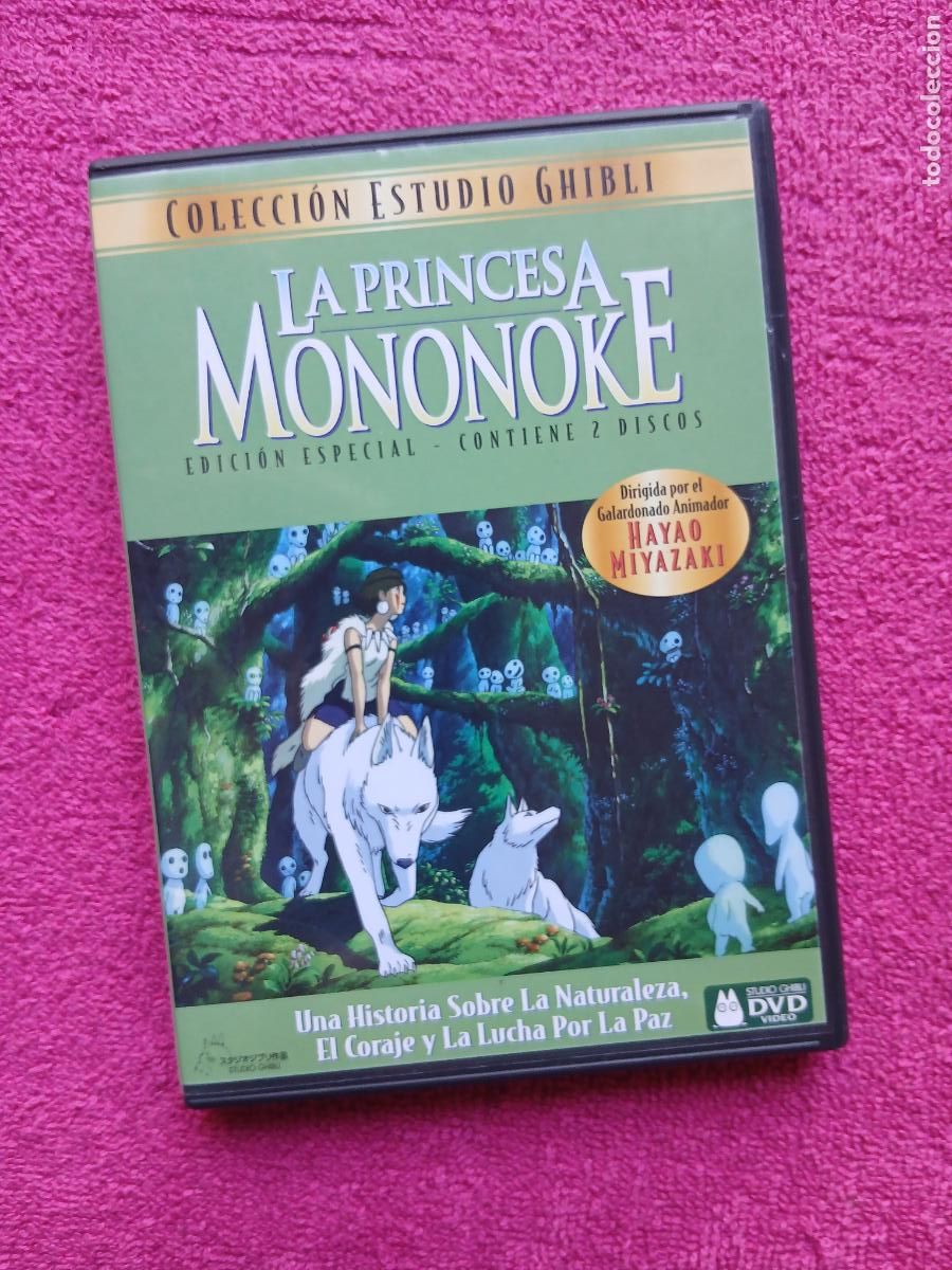 Cine: la Princesa Mononoke Colecci&oacute;n Studio Ghibli HAYAO MIYAZAKI 2 discos en estuche especial