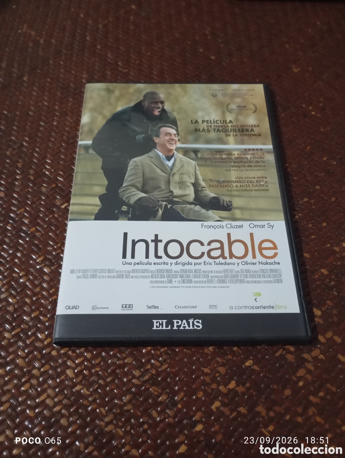Cine: Intocable DVD Slim como nuevo