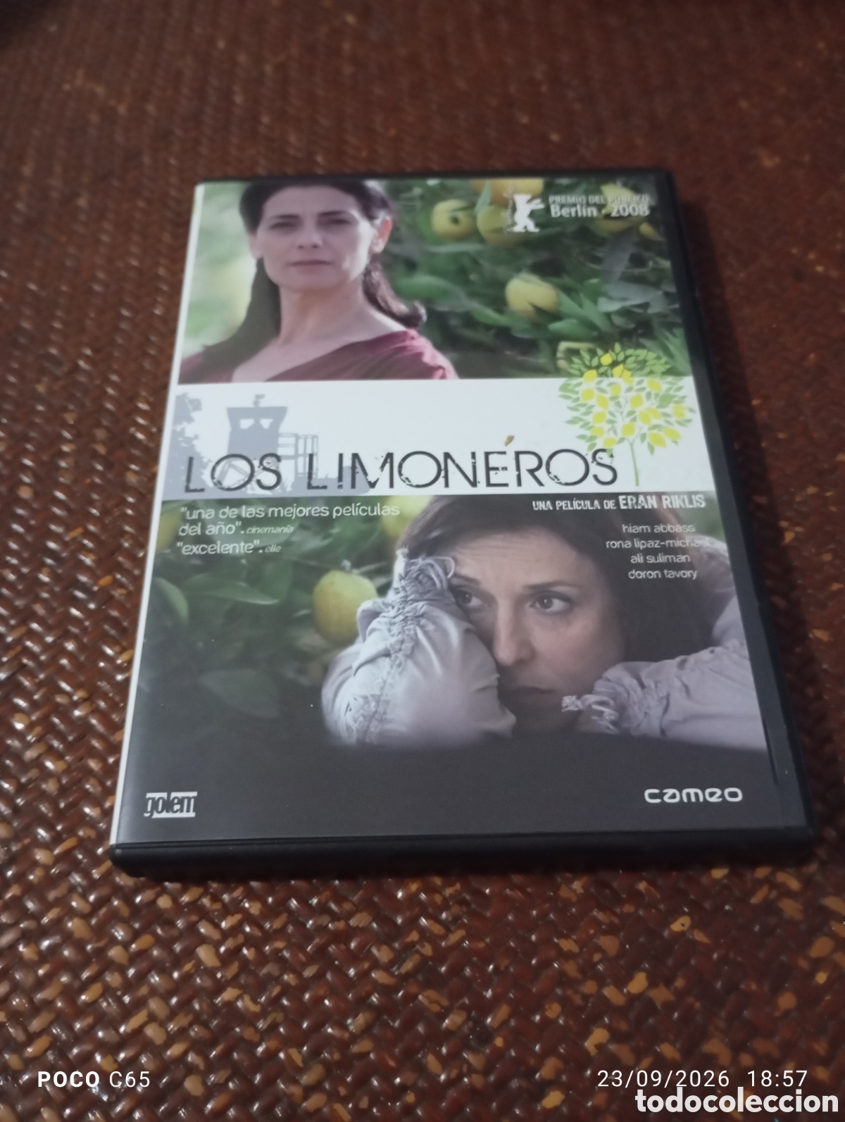 Cine: Los limoneros DVD como nuevo