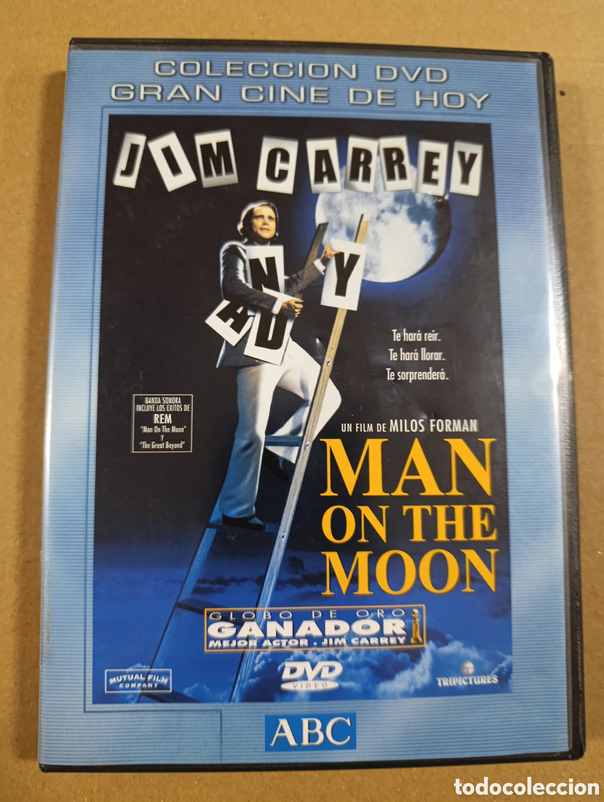 Cin&eacute;ma: Man on the Moon. Jim Carrey. DVD.