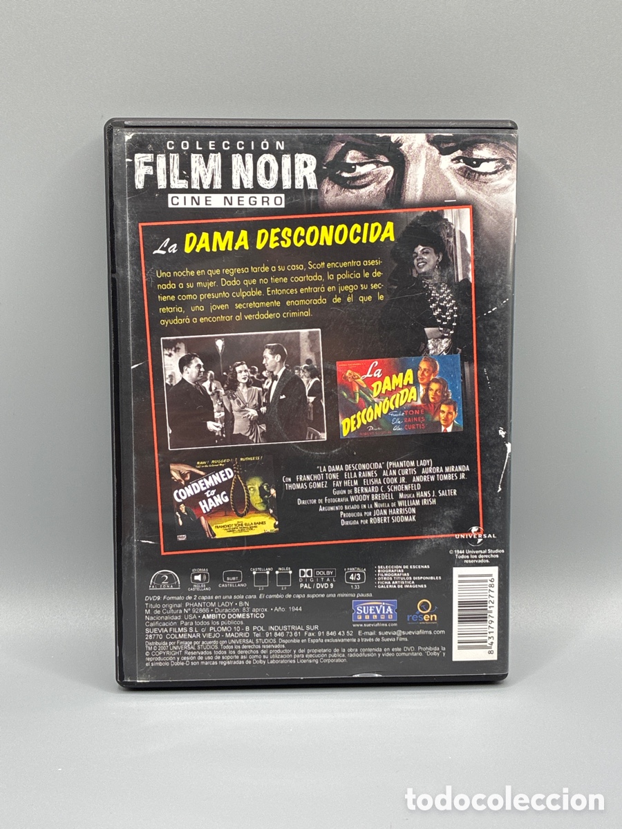 Cine: La dama desconocida DVD - Foto 2