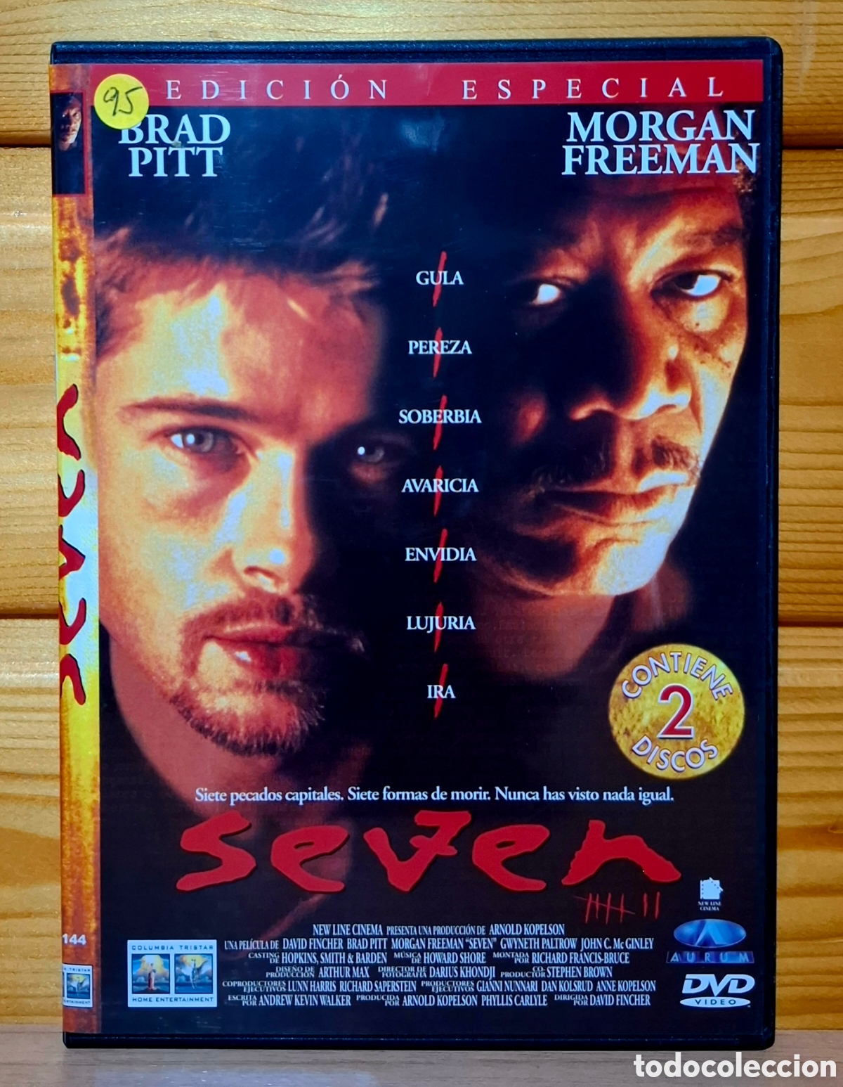 Cine: DVD Seven Brad Pitt Morgan Freeman