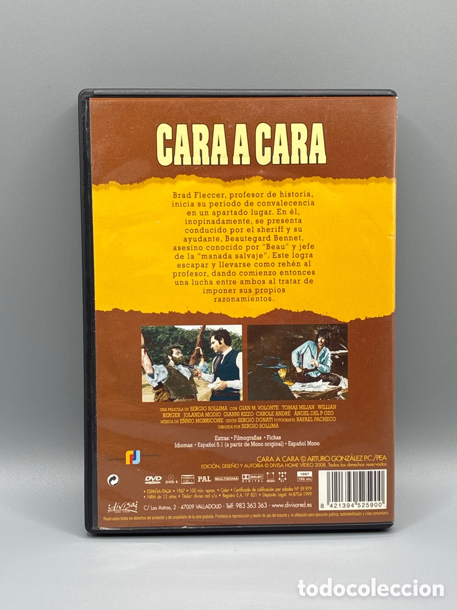 Cine: Cara a cara (Sergio Sollima) DVD - Foto 2