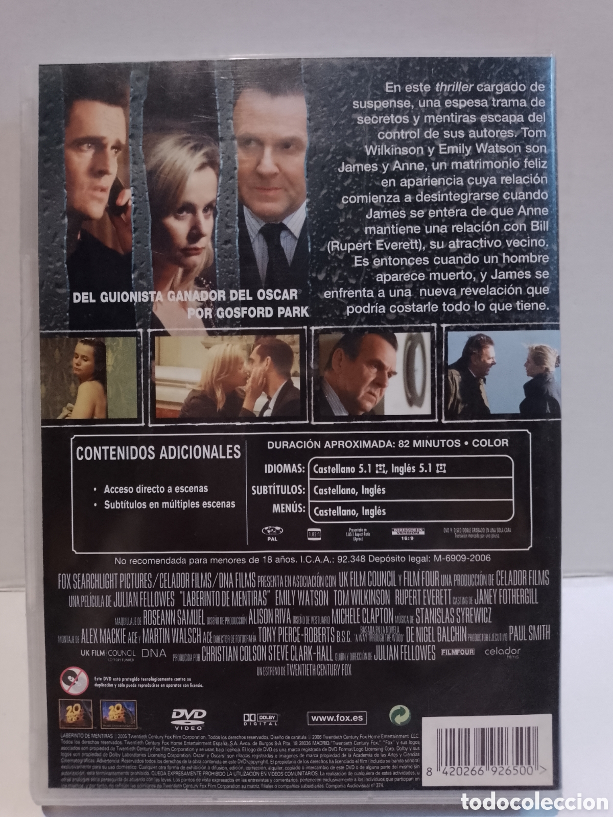 Cine: LABERINTO DE MENTIRAS - DVD - Foto 2