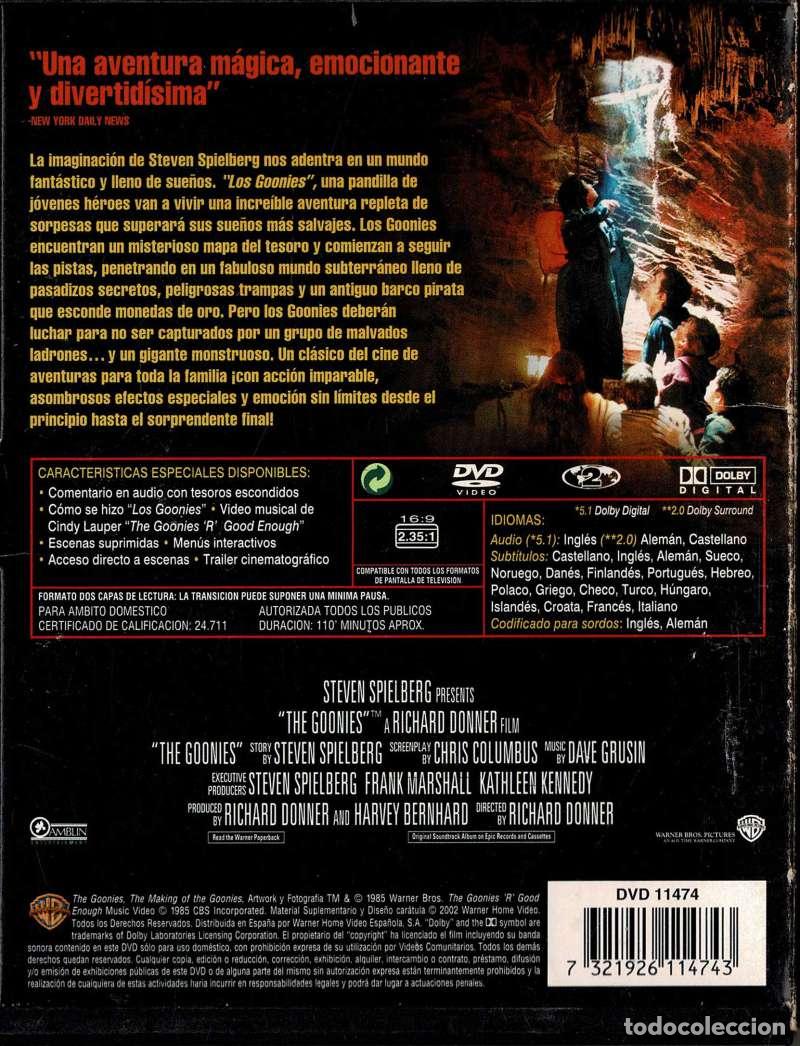 Cine: Los Goonies. DVD - Foto 2