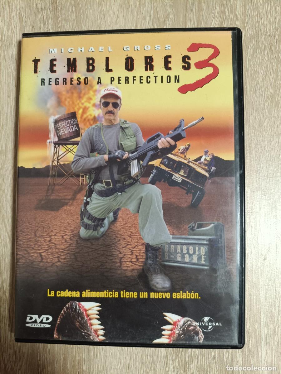 Cine: DVD - TEMBLORES 3 - Michael Gross, Ariana Richards, Brent Maddock - TERROR, MONSTRUOS