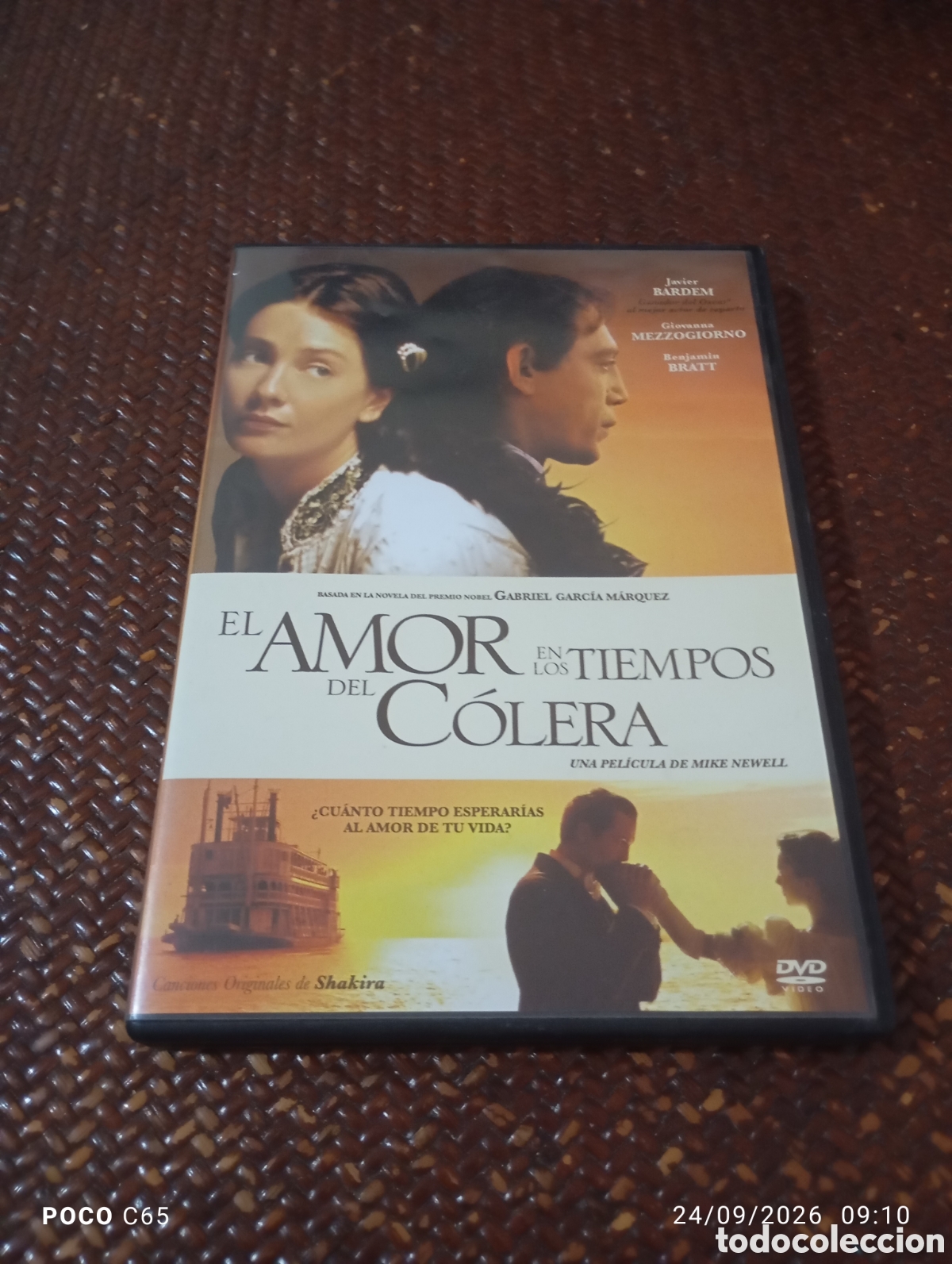 Cine: El amor en tiempos de c&oacute;lera DVD como nuevo