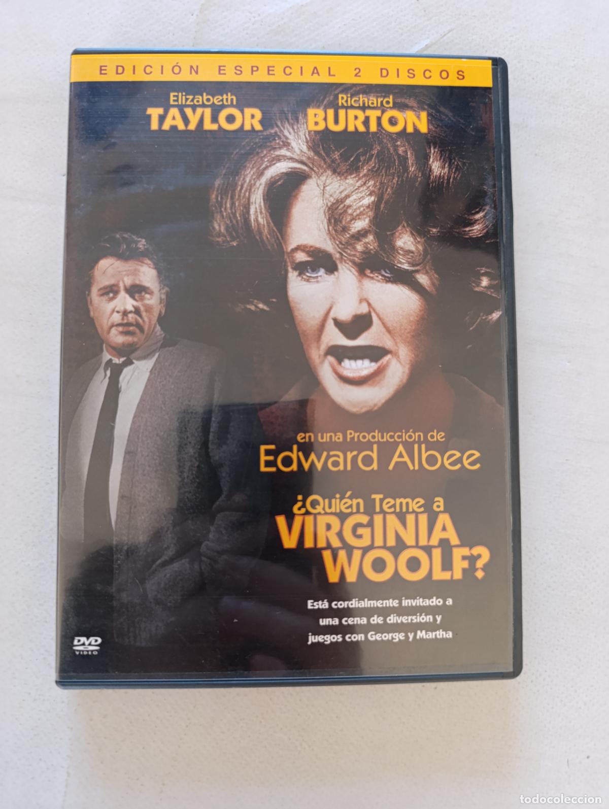 Cine: DVD &iquest;QUIEN TEME A VIRGINIA WOOLF? - EDICION ESPECIAL 2 DISCOS - ELIZABETH TAYLOR (187w)
