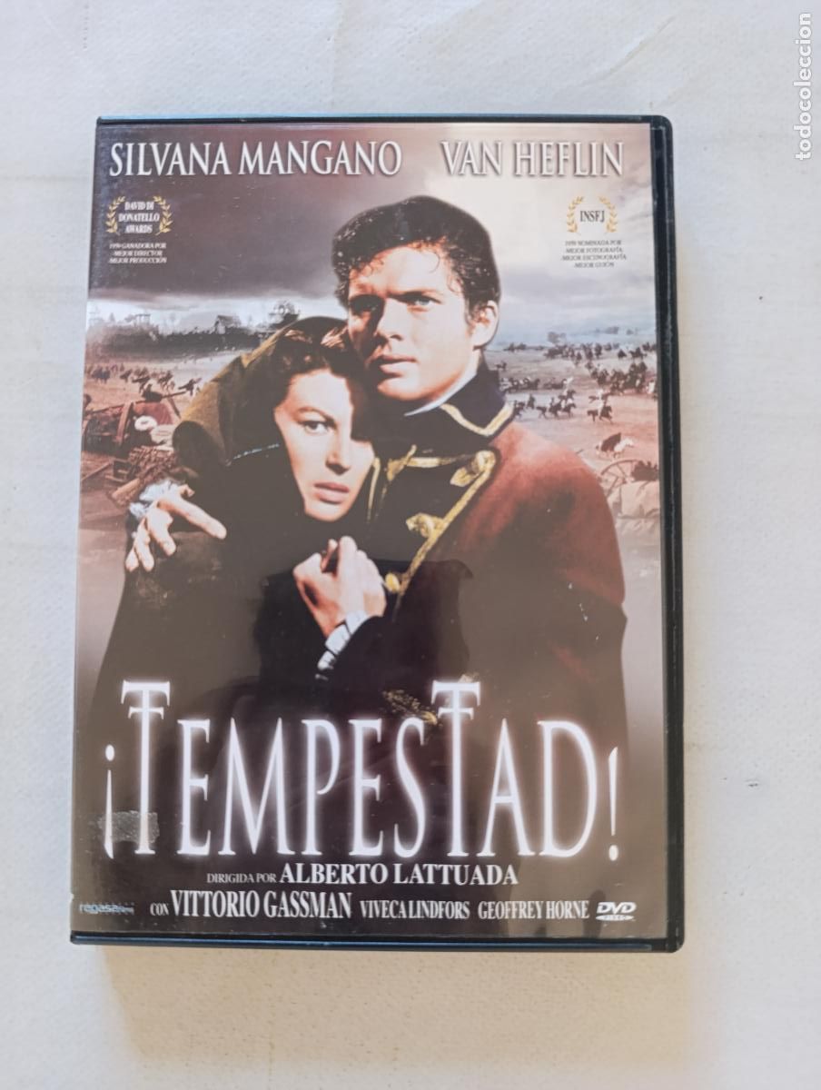 Cine: DVD &iexcl;TEMPESTAD! - SILVANA MANGANO, VAN HEFLIN (216)