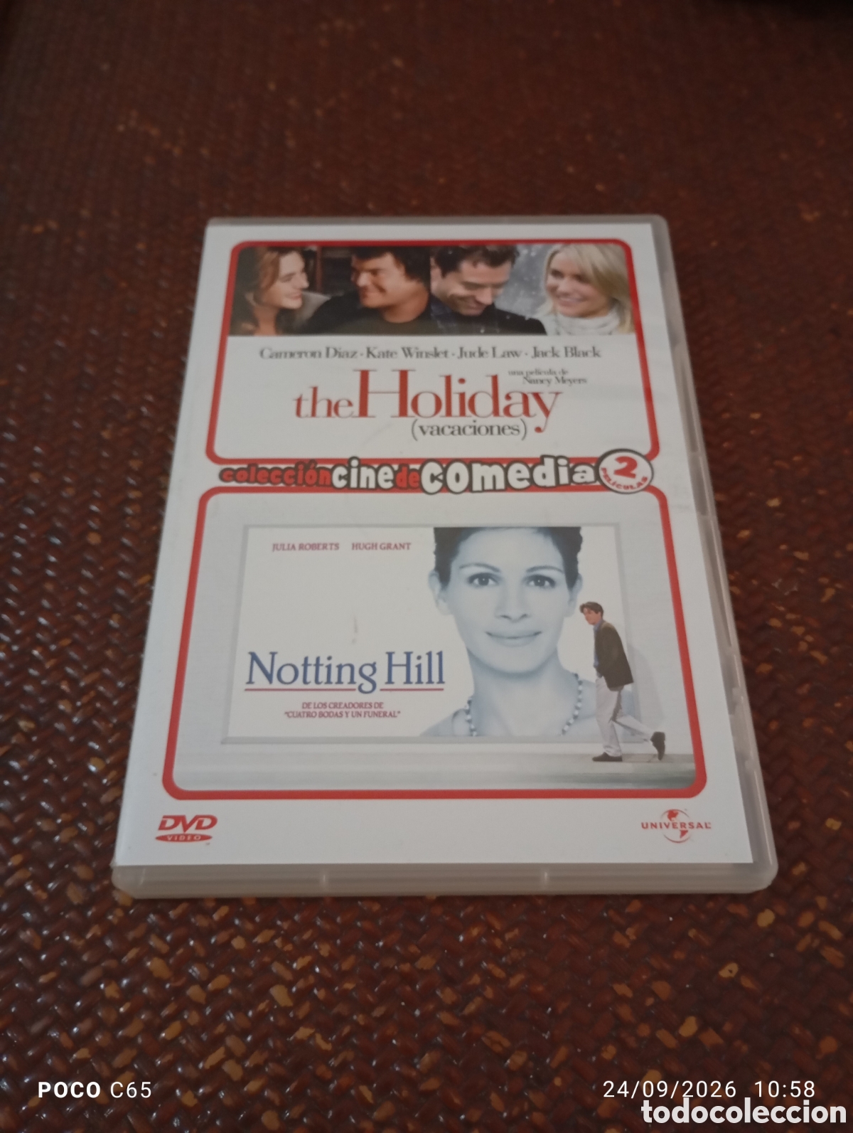 Cine: The holiday y notting hill DVD