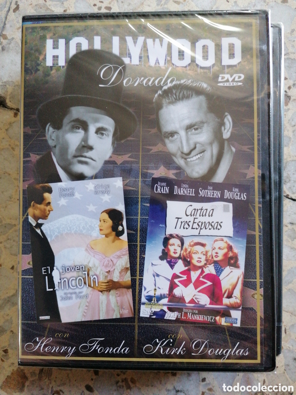 Cine: DVD HOLLYWOOD DORADO EL JOVEN LINCOLN CARTA A TRES ESPOSAS NUEVA PRECINTADA HENRY FONDA KIRK DOUGLA