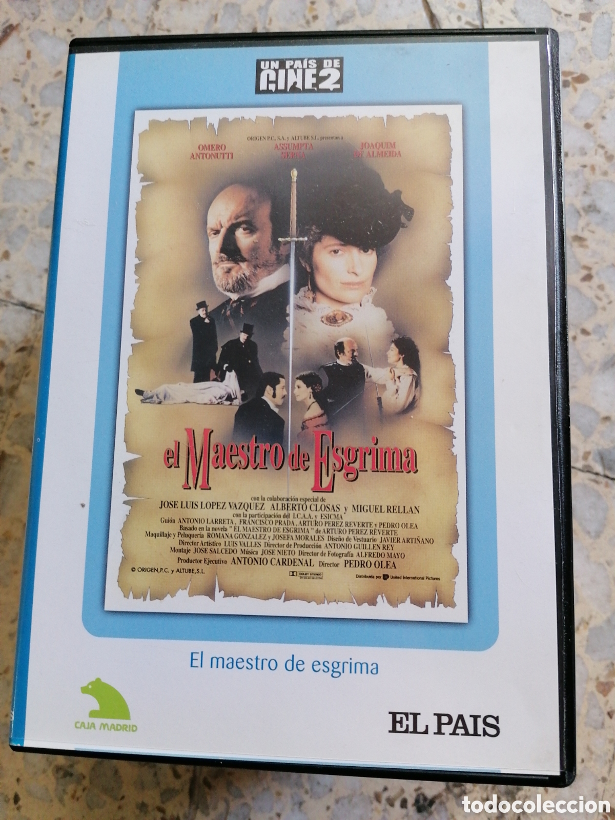 Cine: DVD EL MAESTRO DE ESGRIMA OMERO ANTONUTTI ASSUMPTA SERNA