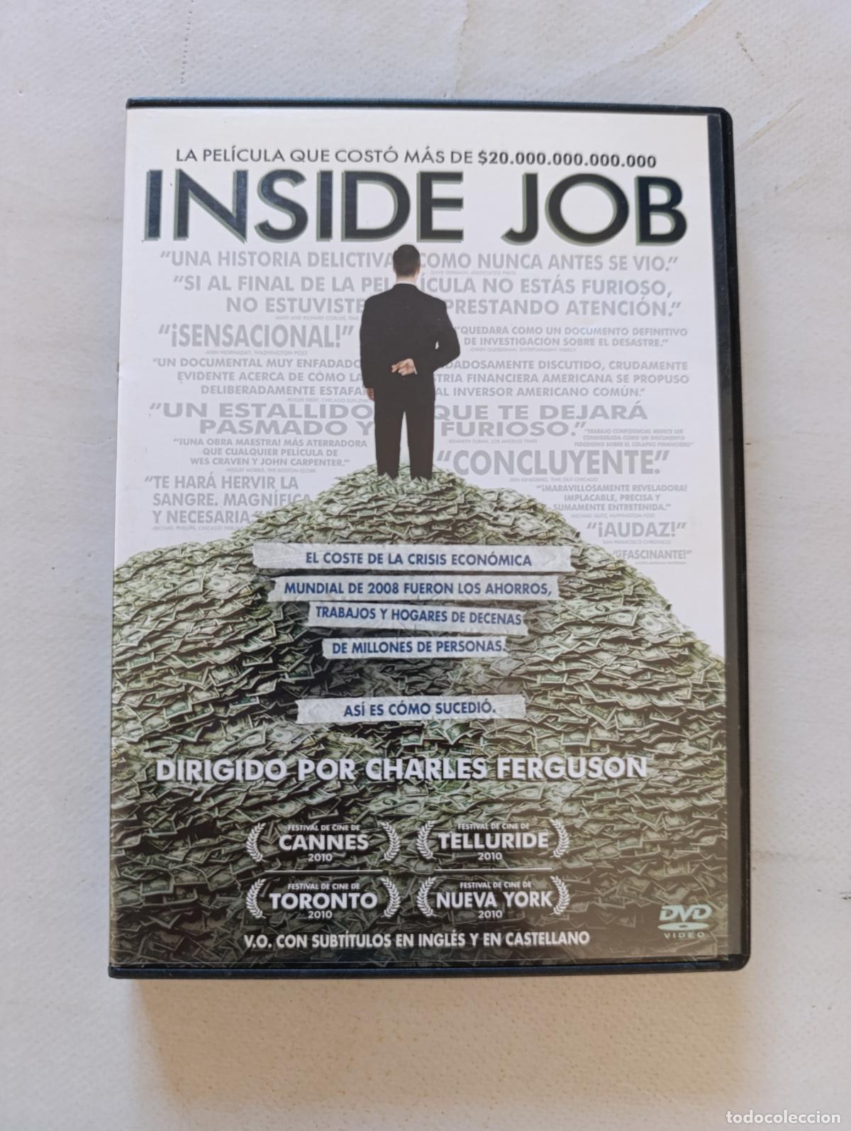 Cine: DVD INSIDE JOB - CHARLES FERGUSON - SPEAK UP, SPEAKUP - EN INGLES (223)