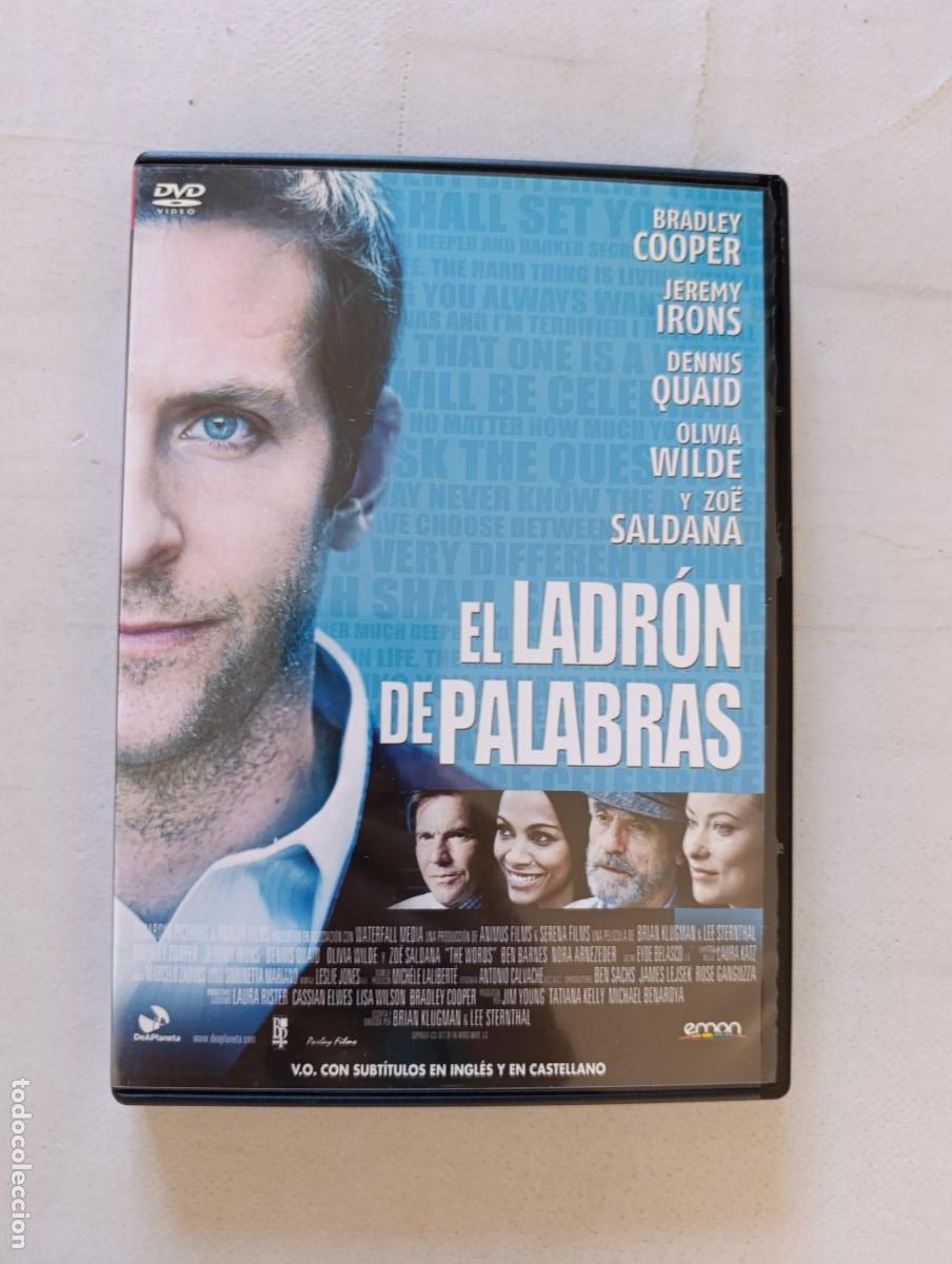 Cine: DVD EL LADRON DE PALABRAS - BRADLEY COOPER - SPEAK UP, SPEAKUP (225)