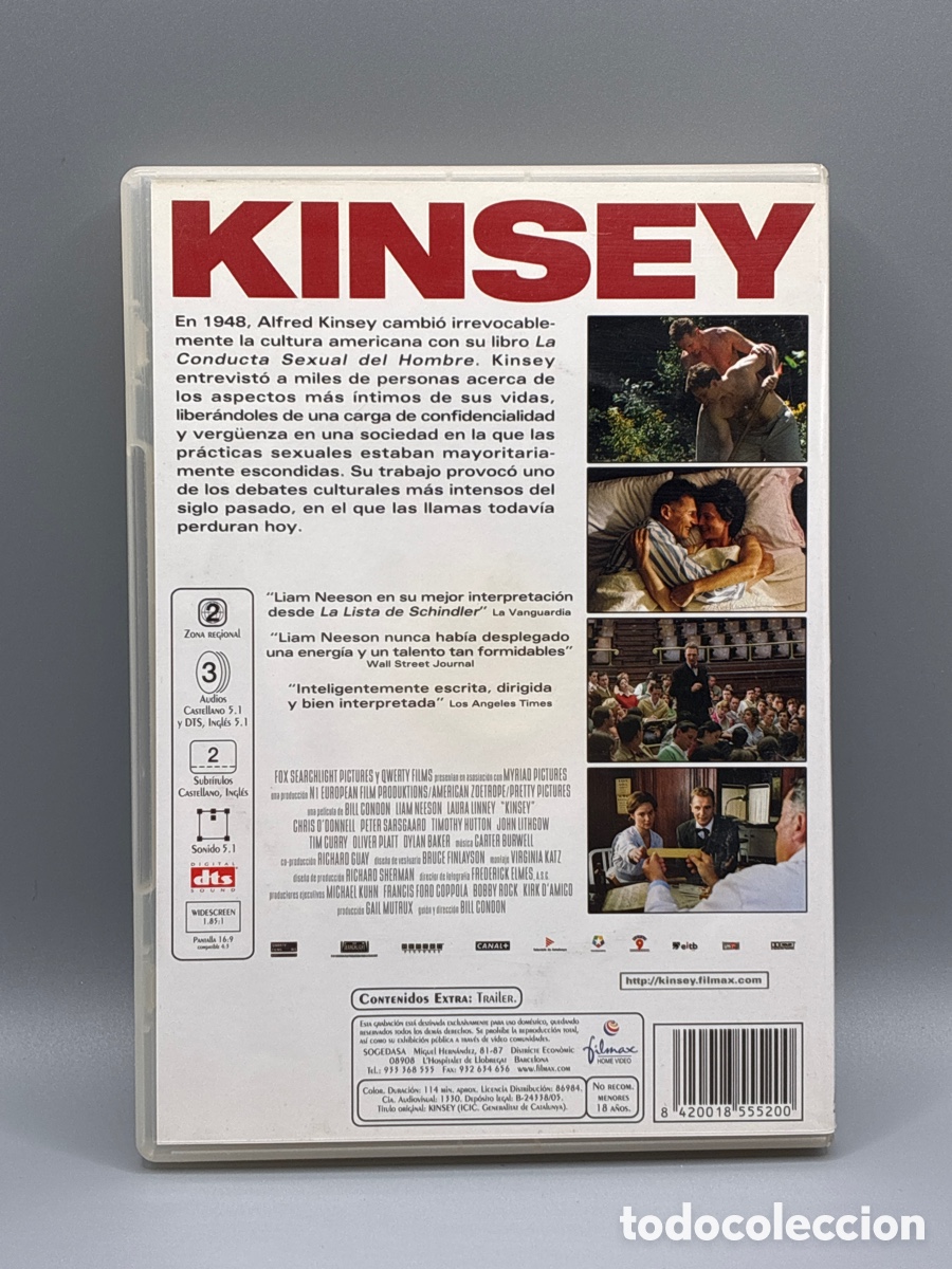 Cine: Kinsey (Liam Neeson) DVD - Foto 2