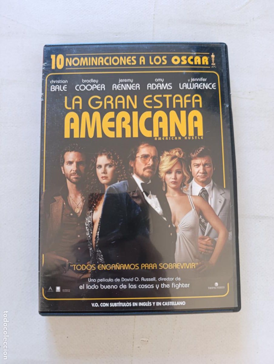 Cine: DVD LA GRAN ESTAFA AMERICANA - CHRISTIAN BALE, BRADLEY COOPER - SPEAK UP, SPEAKUP (231)