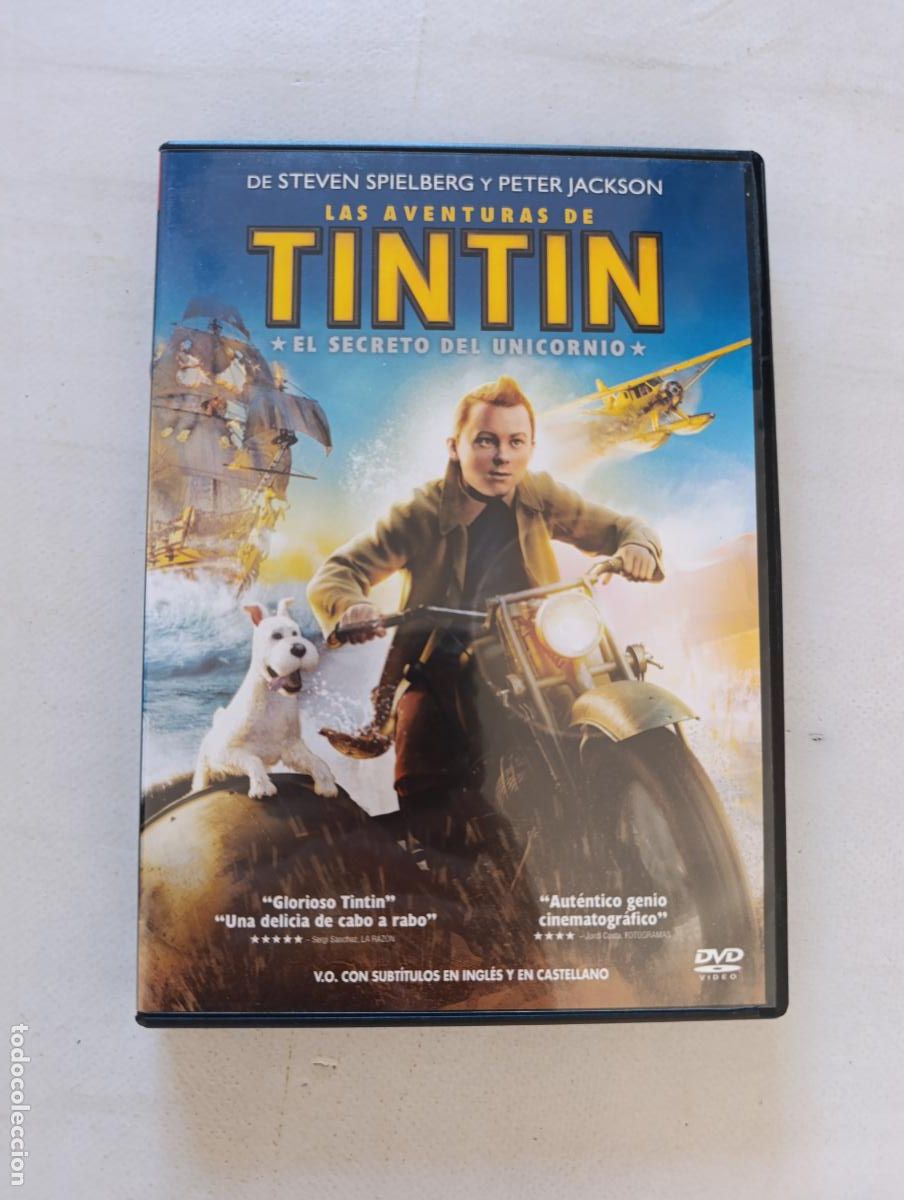 Cine: DVD LAS AVENTURAS DE TINTIN - EL SECRETO DEL UNICORNIO - SPEAK UP, SPEAKUP (231)
