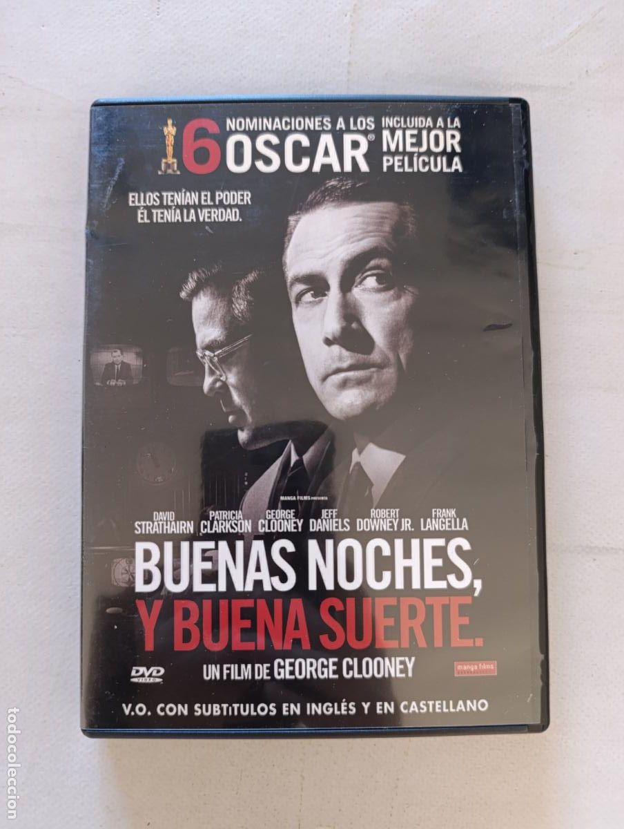 Cine: DVD BUENAS NOCHES, Y BUENA SUERTE - GEORGE CLOONEY - SPEAK UP, SPEAKUP (234)