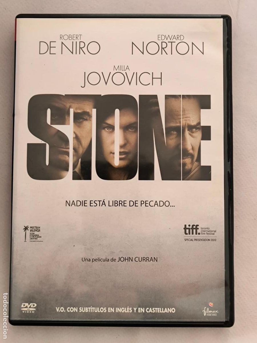 Cine: DVD STONE - ROBERT DE NIRO, MILLA JOVOVICH - SPEAK UP, SPEAKUP (235)