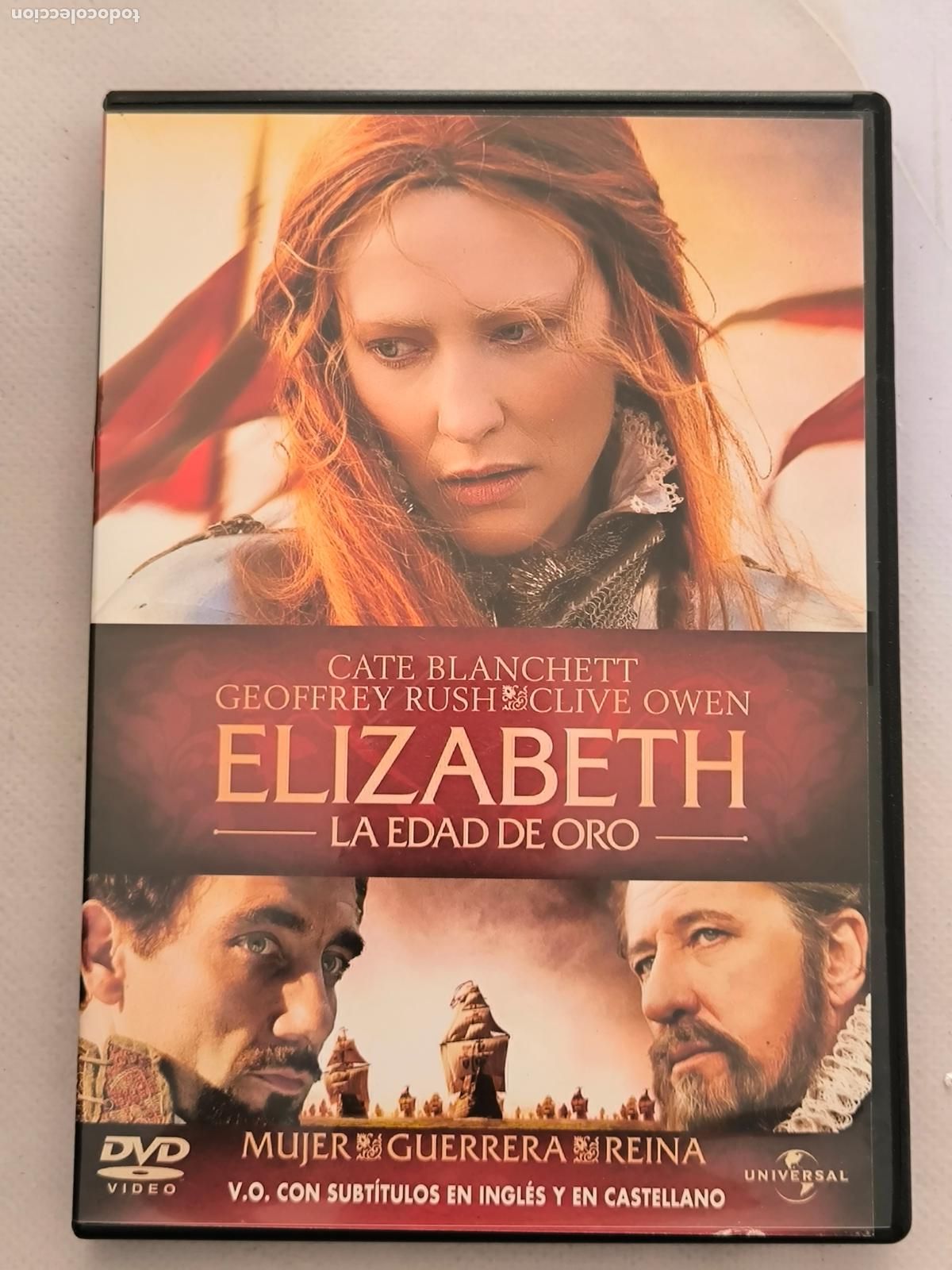 Cine: DVD ELIZABETH - LA EDAD DE ORO - CATE BLANCHETT - SPEAK UP, SPEAKUP (269)