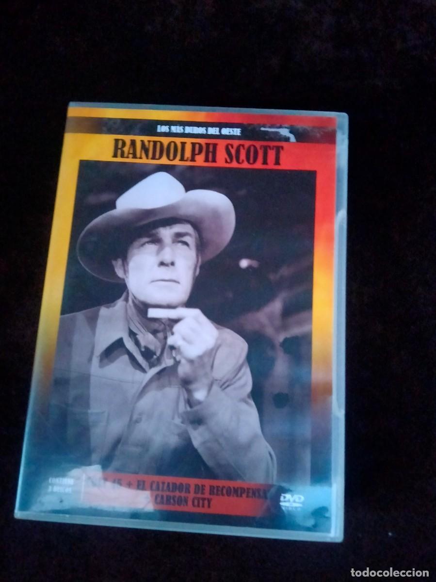 Cine: colt 45 + el cazador de recompensas + carson city - randolph scott - dvd como nuevos