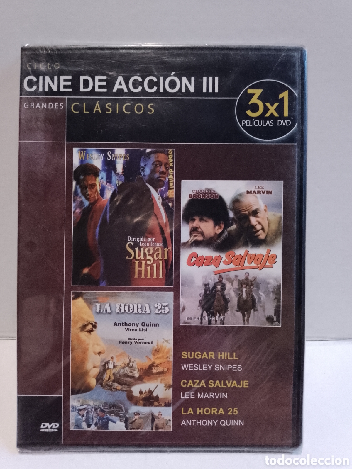Cine: SUGAR HILL- CAZA SALVAJE- LA HORA 25- DVD NUEVO PRECINTADO SLIM