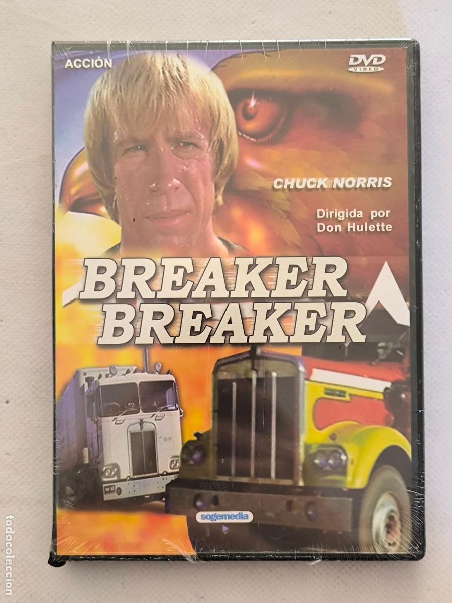 Cine: DVD BREAKER BREAKER - CHUCK NORRIS - NUEVO, PRECINTADO (278)