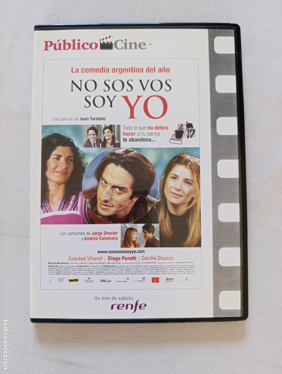 Cine: DVD NO SOS VOS SOY YO - DIEGO PERETTI - CAJA SLIM (274)