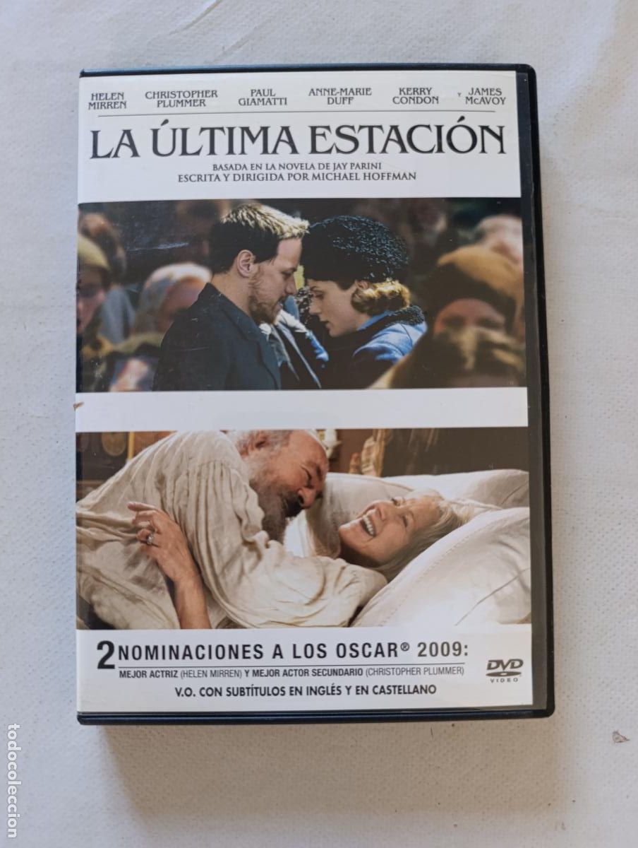 Cine: DVD LA ULTIMA ESTACION - HELEN MIRREN, CHRISTOPHER PLUMMER - SPEAK UP, SPEAKUP (281)