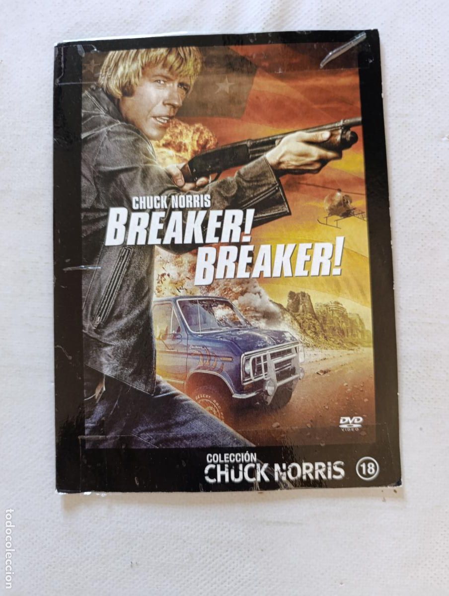 Cine: DVD BREAKER! BREAKER! - CHUCK NORRIS - FUNDA FINA CARTON (281)